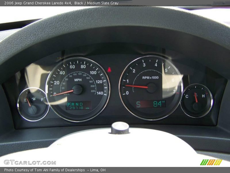 Black / Medium Slate Gray 2006 Jeep Grand Cherokee Laredo 4x4