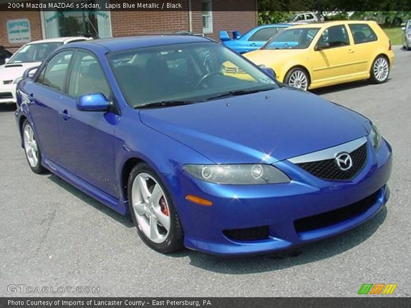 Lapis Blue Metallic / Black 2004 Mazda MAZDA6 s Sedan