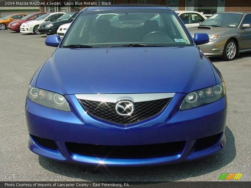 Lapis Blue Metallic / Black 2004 Mazda MAZDA6 s Sedan