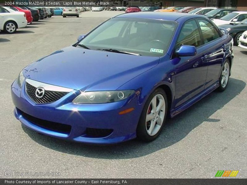 Lapis Blue Metallic / Black 2004 Mazda MAZDA6 s Sedan