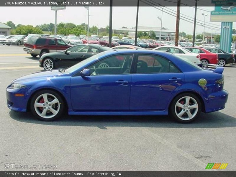 Lapis Blue Metallic / Black 2004 Mazda MAZDA6 s Sedan