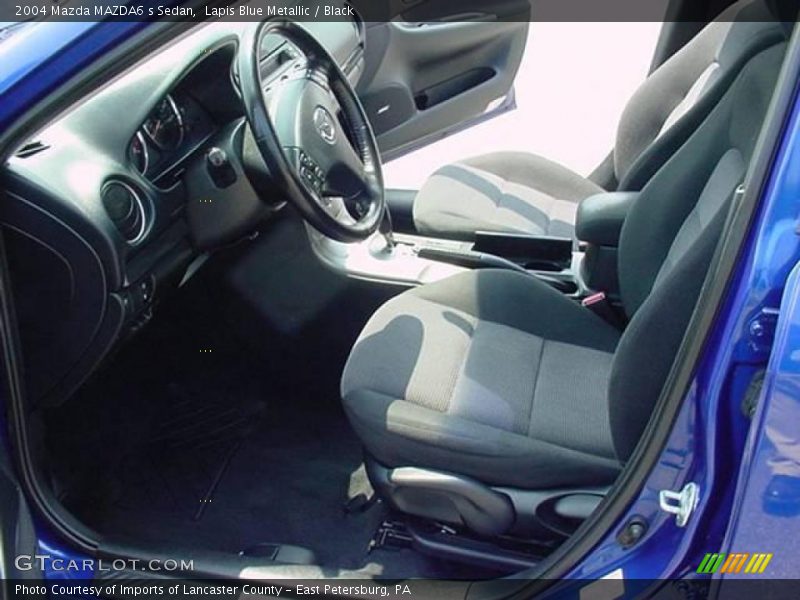 Lapis Blue Metallic / Black 2004 Mazda MAZDA6 s Sedan