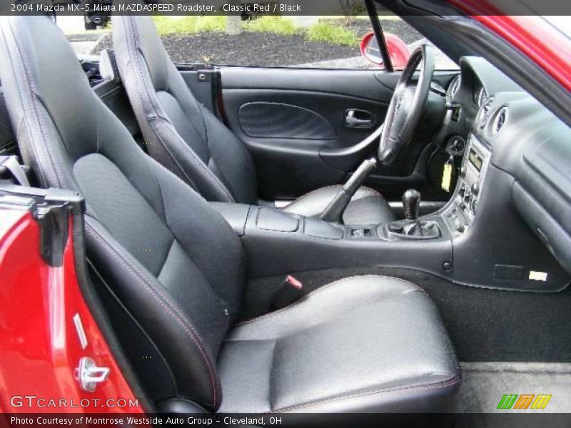 Classic Red / Black 2004 Mazda MX-5 Miata MAZDASPEED Roadster