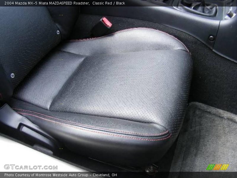 Classic Red / Black 2004 Mazda MX-5 Miata MAZDASPEED Roadster