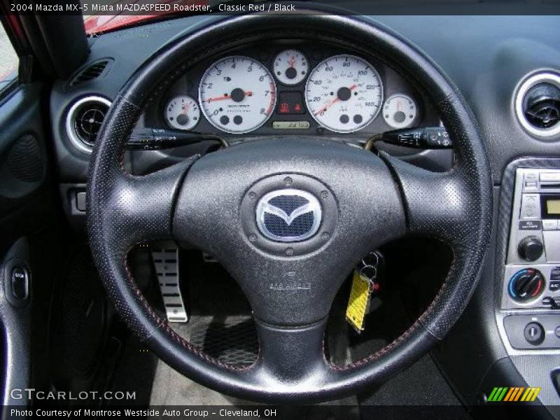 Classic Red / Black 2004 Mazda MX-5 Miata MAZDASPEED Roadster