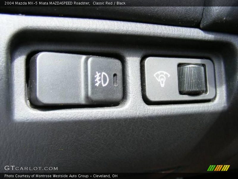 Classic Red / Black 2004 Mazda MX-5 Miata MAZDASPEED Roadster