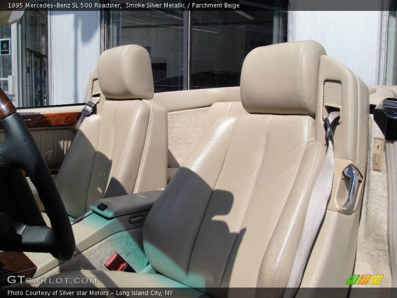 Smoke Silver Metallic / Parchment Beige 1995 Mercedes-Benz SL 500 Roadster