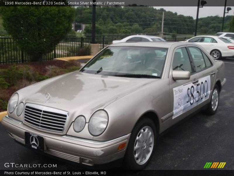 Smoke Silver Metallic / Parchment 1998 Mercedes-Benz E 320 Sedan