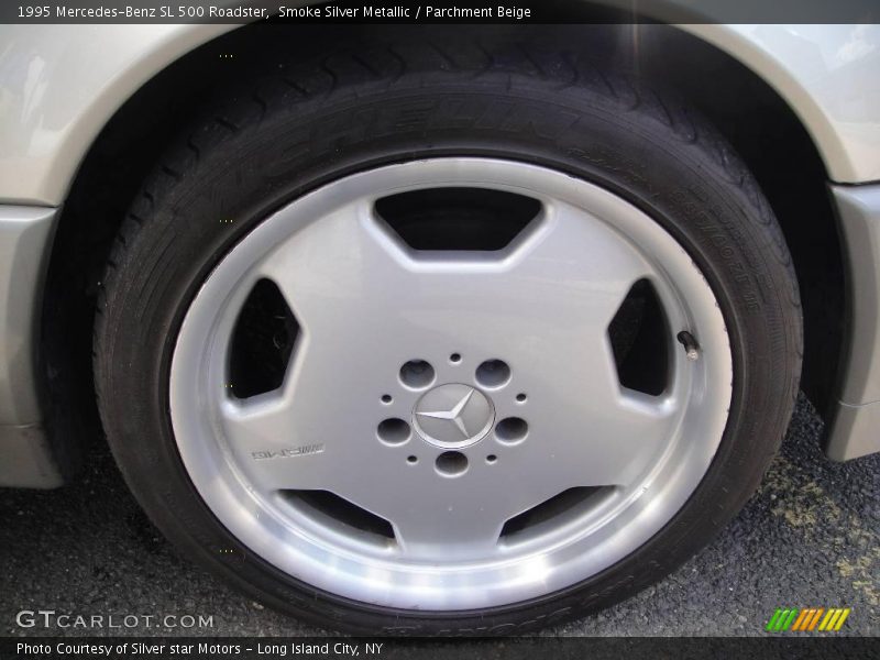 Smoke Silver Metallic / Parchment Beige 1995 Mercedes-Benz SL 500 Roadster