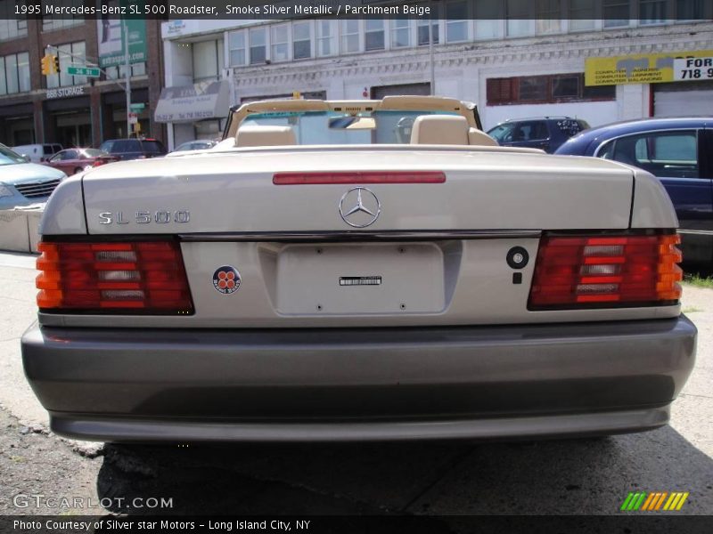 Smoke Silver Metallic / Parchment Beige 1995 Mercedes-Benz SL 500 Roadster