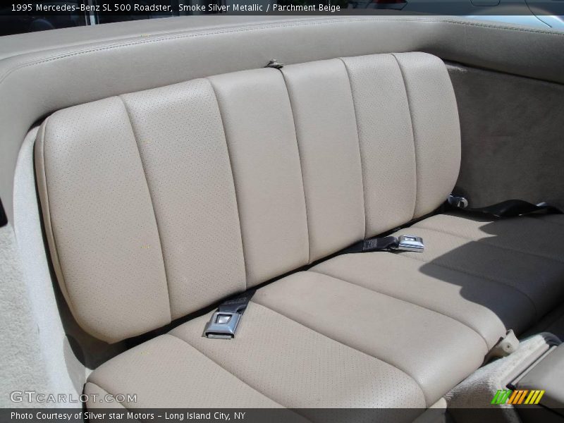 Smoke Silver Metallic / Parchment Beige 1995 Mercedes-Benz SL 500 Roadster