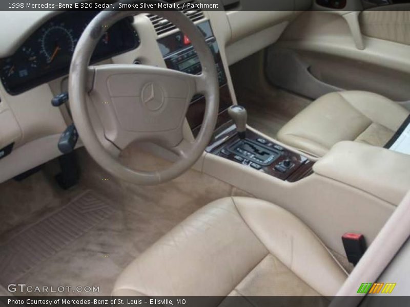 Smoke Silver Metallic / Parchment 1998 Mercedes-Benz E 320 Sedan