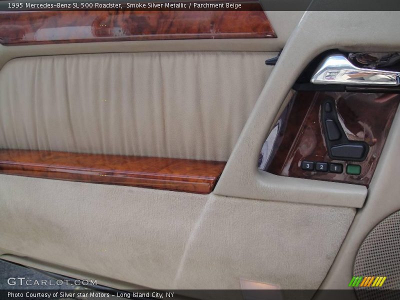 Smoke Silver Metallic / Parchment Beige 1995 Mercedes-Benz SL 500 Roadster