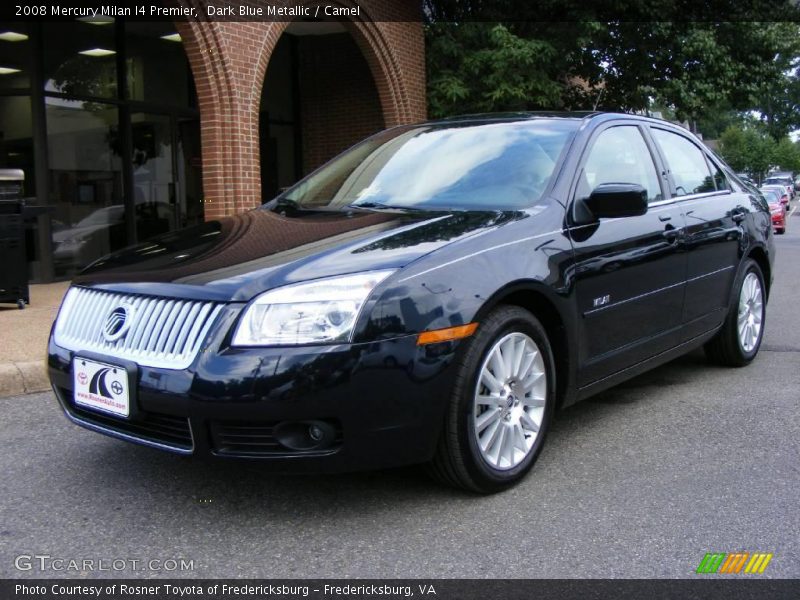 Dark Blue Metallic / Camel 2008 Mercury Milan I4 Premier