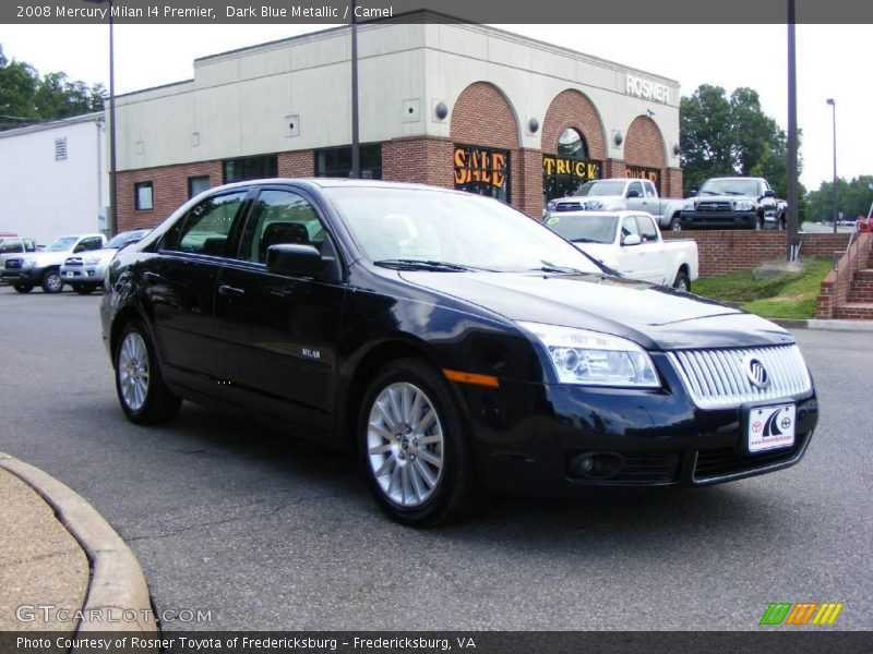 Dark Blue Metallic / Camel 2008 Mercury Milan I4 Premier