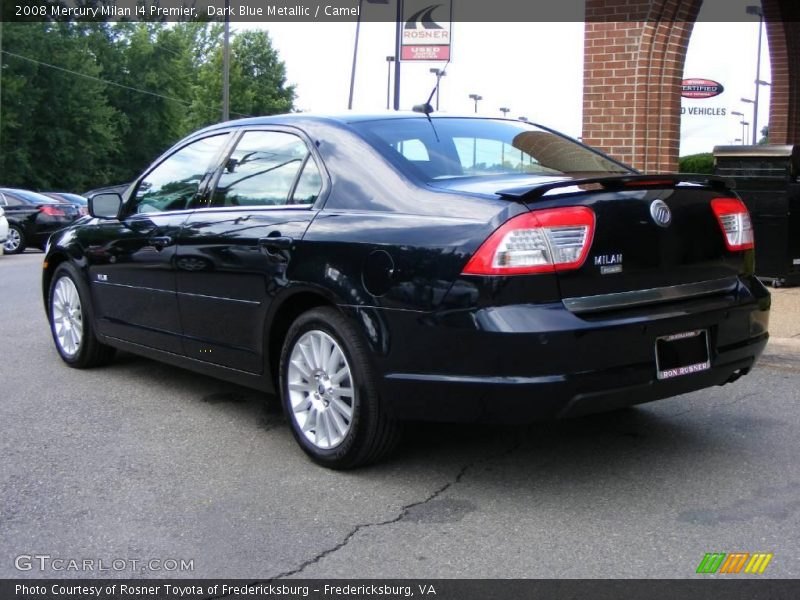 Dark Blue Metallic / Camel 2008 Mercury Milan I4 Premier