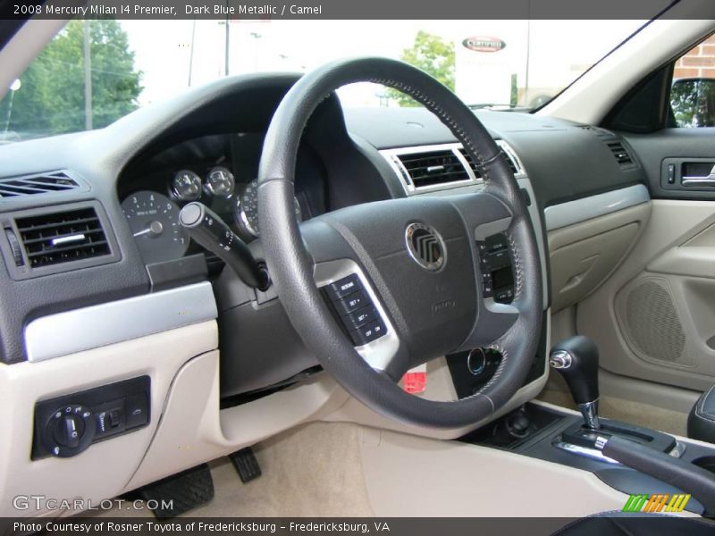 Dark Blue Metallic / Camel 2008 Mercury Milan I4 Premier
