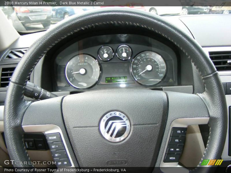 Dark Blue Metallic / Camel 2008 Mercury Milan I4 Premier