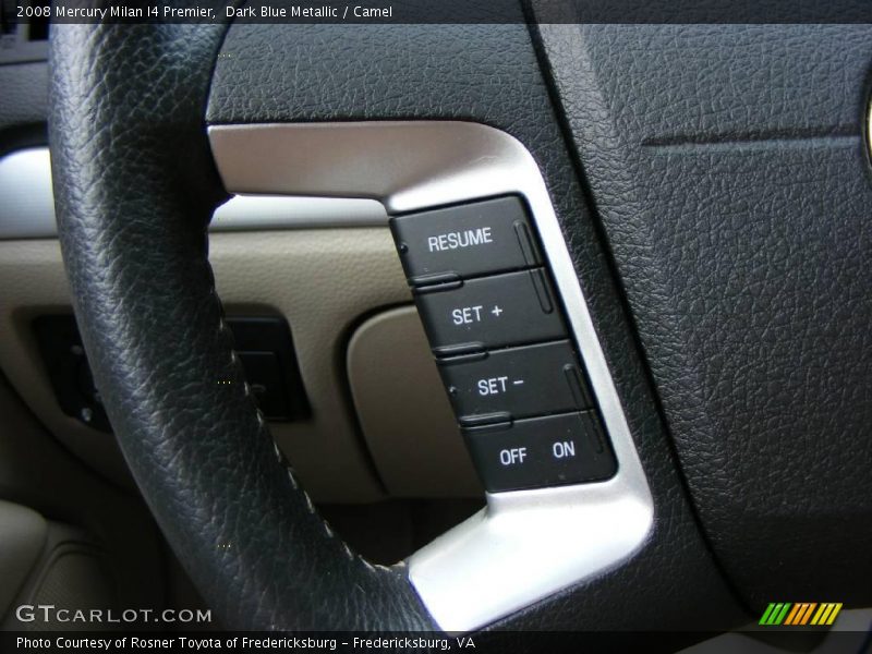 Dark Blue Metallic / Camel 2008 Mercury Milan I4 Premier