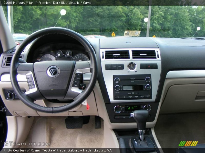 Dark Blue Metallic / Camel 2008 Mercury Milan I4 Premier