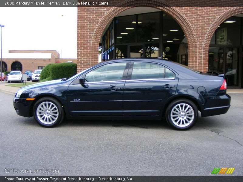 Dark Blue Metallic / Camel 2008 Mercury Milan I4 Premier