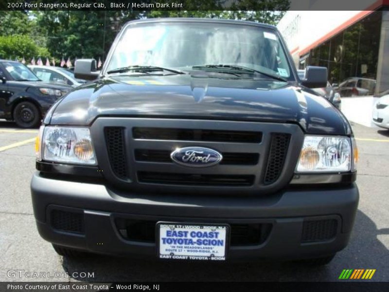 Black / Medium Dark Flint 2007 Ford Ranger XL Regular Cab