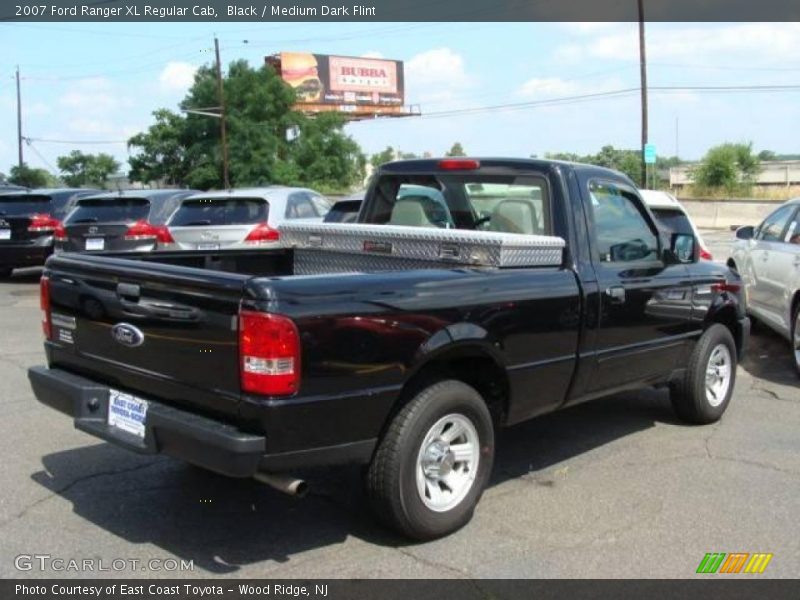 Black / Medium Dark Flint 2007 Ford Ranger XL Regular Cab