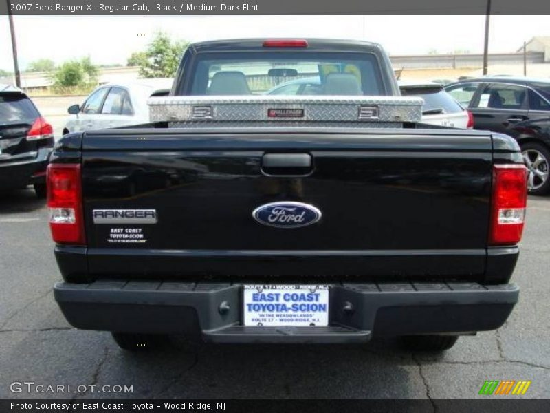 Black / Medium Dark Flint 2007 Ford Ranger XL Regular Cab