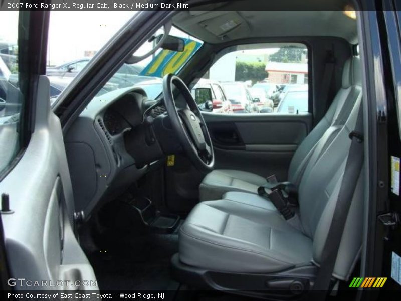Black / Medium Dark Flint 2007 Ford Ranger XL Regular Cab