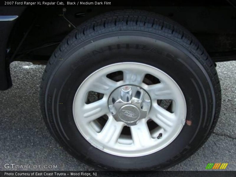 Black / Medium Dark Flint 2007 Ford Ranger XL Regular Cab