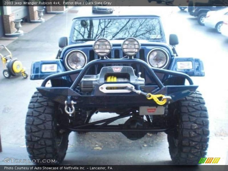 Patriot Blue / Dark Slate Gray 2003 Jeep Wrangler Rubicon 4x4