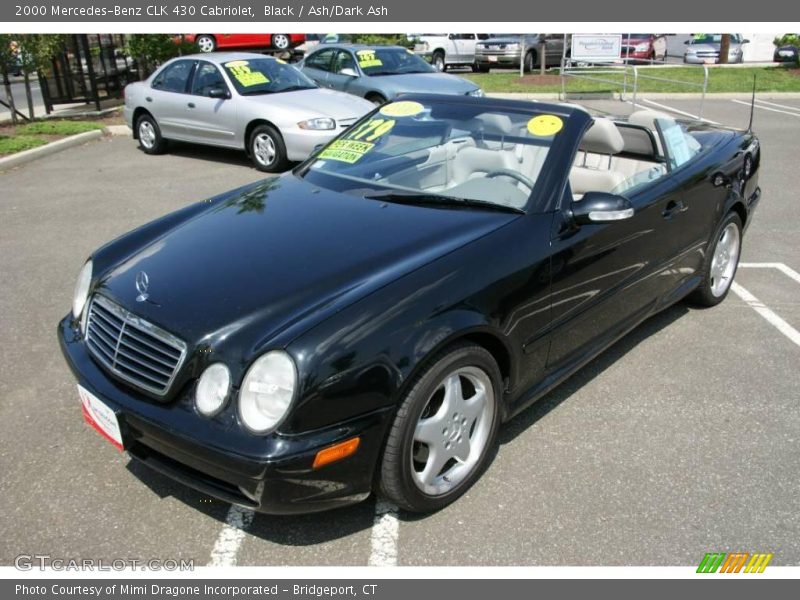 Black / Ash/Dark Ash 2000 Mercedes-Benz CLK 430 Cabriolet