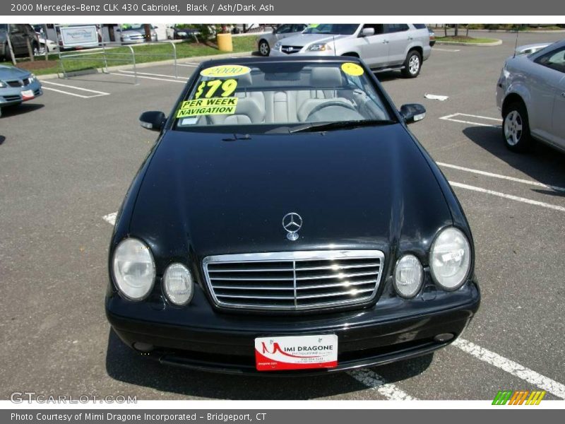 Black / Ash/Dark Ash 2000 Mercedes-Benz CLK 430 Cabriolet