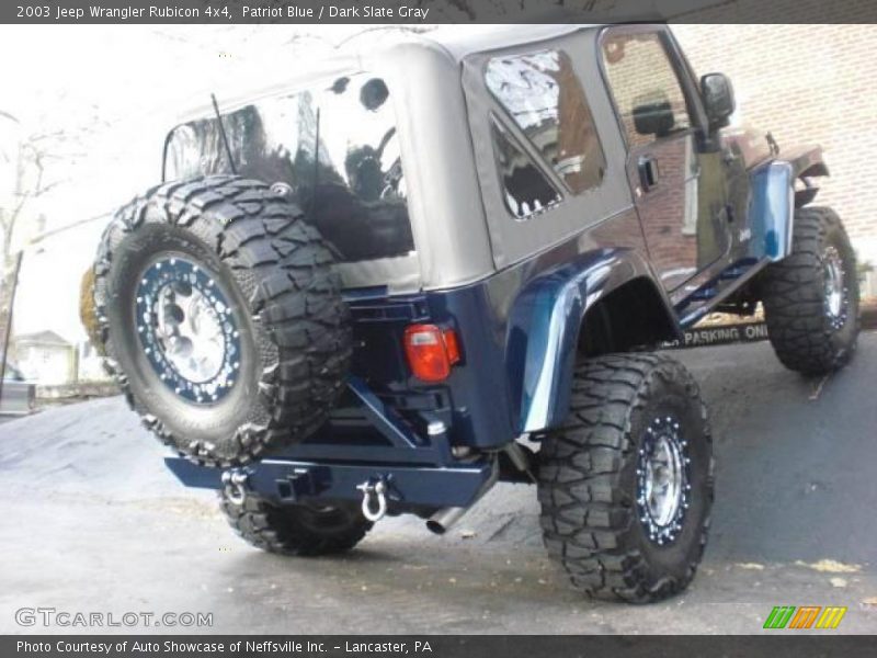 Patriot Blue / Dark Slate Gray 2003 Jeep Wrangler Rubicon 4x4