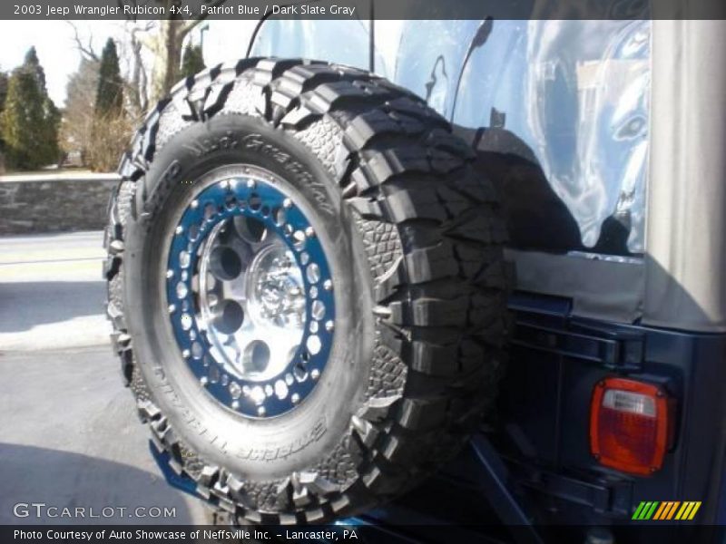 Patriot Blue / Dark Slate Gray 2003 Jeep Wrangler Rubicon 4x4