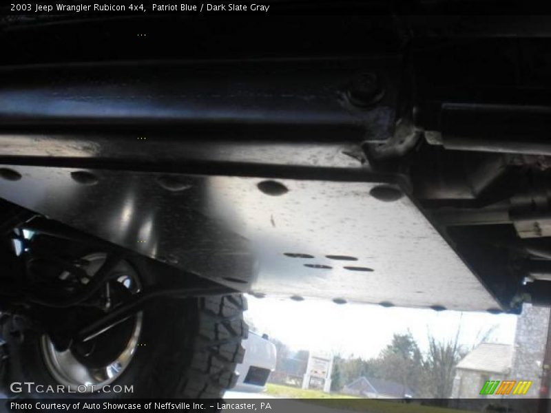 Patriot Blue / Dark Slate Gray 2003 Jeep Wrangler Rubicon 4x4