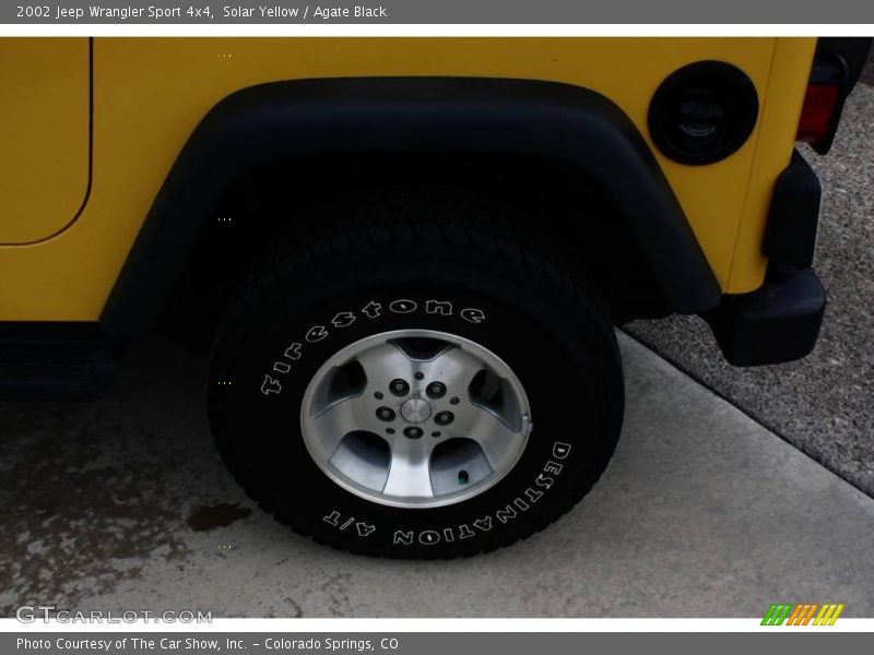 Solar Yellow / Agate Black 2002 Jeep Wrangler Sport 4x4