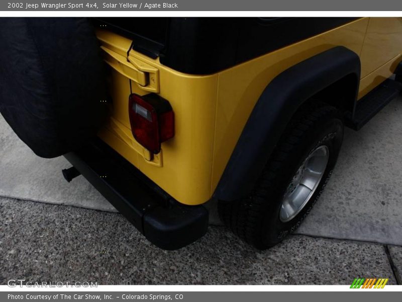 Solar Yellow / Agate Black 2002 Jeep Wrangler Sport 4x4