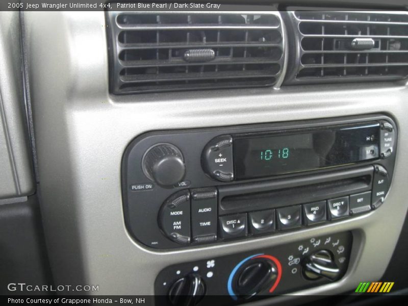 Patriot Blue Pearl / Dark Slate Gray 2005 Jeep Wrangler Unlimited 4x4