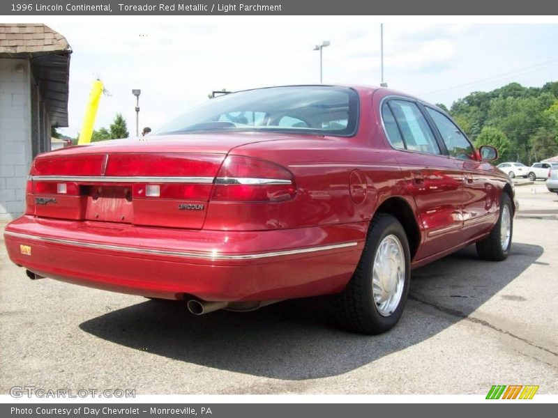 Toreador Red Metallic / Light Parchment 1996 Lincoln Continental