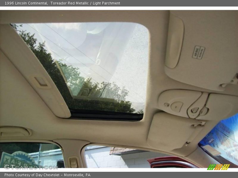 Toreador Red Metallic / Light Parchment 1996 Lincoln Continental