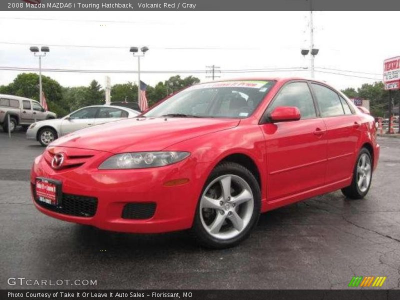 Volcanic Red / Gray 2008 Mazda MAZDA6 i Touring Hatchback