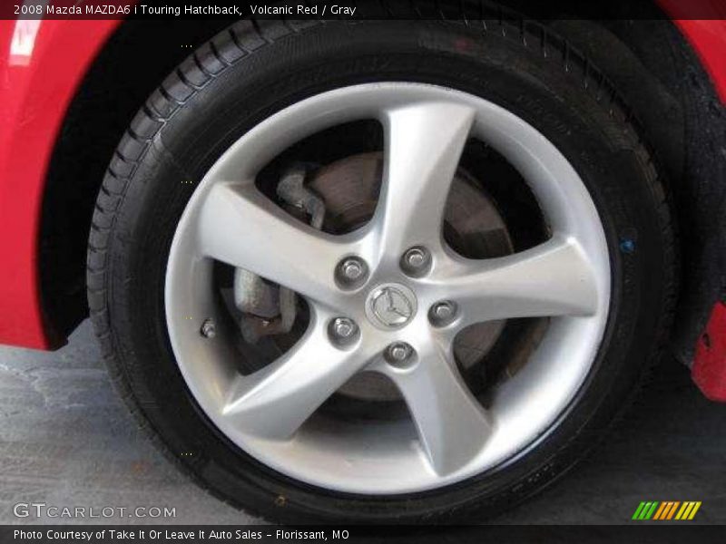 Volcanic Red / Gray 2008 Mazda MAZDA6 i Touring Hatchback