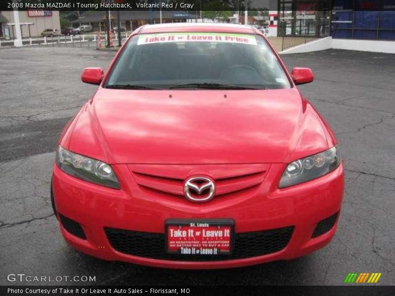 Volcanic Red / Gray 2008 Mazda MAZDA6 i Touring Hatchback