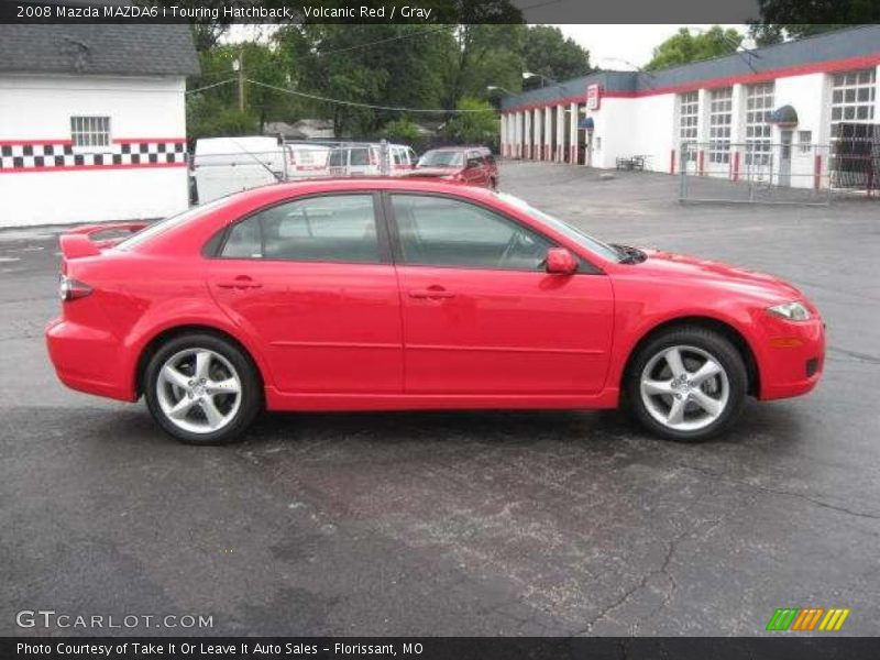 Volcanic Red / Gray 2008 Mazda MAZDA6 i Touring Hatchback