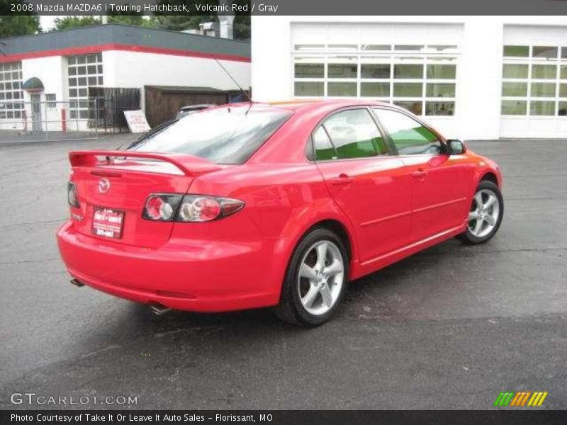 Volcanic Red / Gray 2008 Mazda MAZDA6 i Touring Hatchback