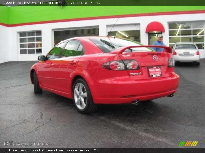 Volcanic Red / Gray 2008 Mazda MAZDA6 i Touring Hatchback