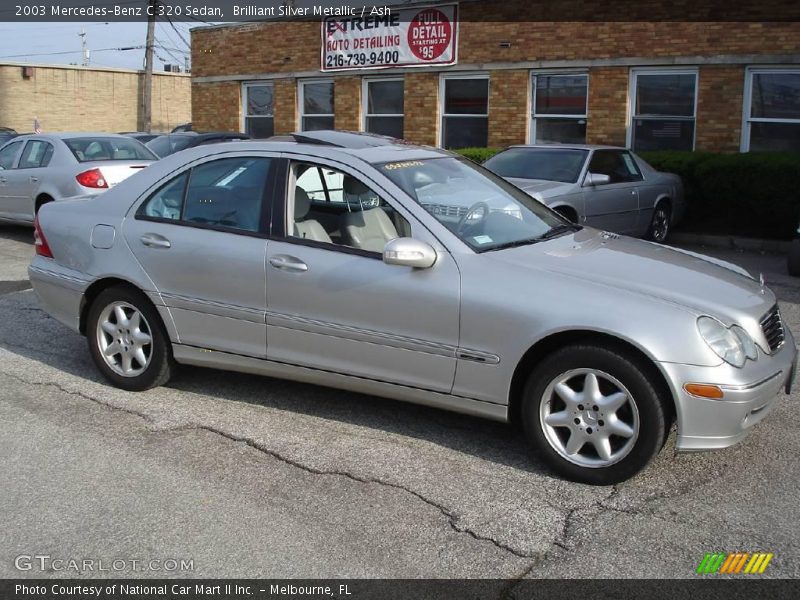 Brilliant Silver Metallic / Ash 2003 Mercedes-Benz C 320 Sedan