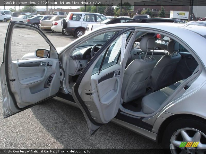 Brilliant Silver Metallic / Ash 2003 Mercedes-Benz C 320 Sedan