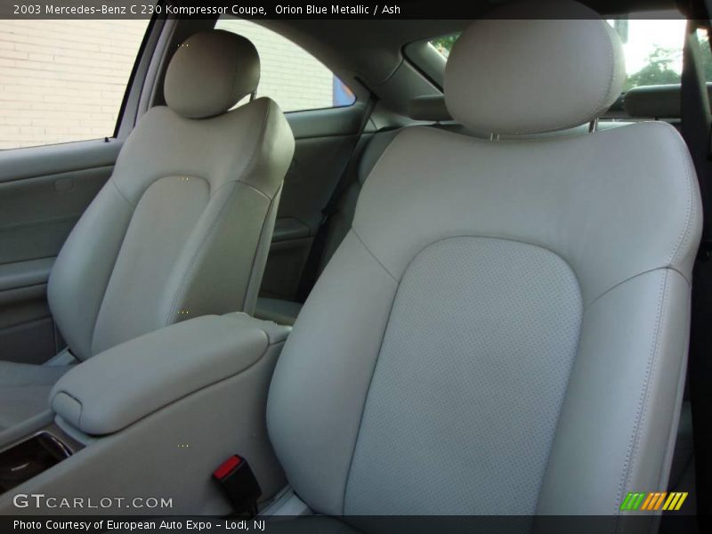 Orion Blue Metallic / Ash 2003 Mercedes-Benz C 230 Kompressor Coupe